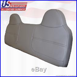 1999 2000 2001 2002 Ford F250 XL Work Truck Bench Lean Back Vinyl Cover Gray