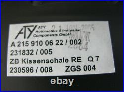 00-06 Mercedes W215 Cl55 Cl600 Cl500 Lower Seat Skin Passenger Front 1018a