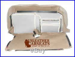 01 Ford Excursion Limited Second Row Bench Bottom Leather Seat Cover Tan