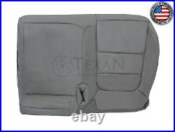 02, 03 Ford F150 Lariat Crew Cab 4X4 Passenger Bench Leatherette Seat Cover Gray