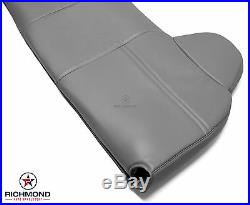 03 04 Ford F250 F350 F450 F550 XL -Lean Back (Top) Bench Seat Vinyl Cover Gray