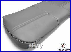 03-07 Ford F450 F550 XL Stake Bed-Bottom Bench Seat Replacement Vinyl Cover Gray