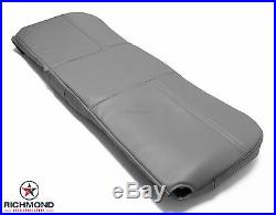 03-07 Ford Tow Truck-Roll Back Ramp -Wrecker -Bottom Vinyl Bench Seat Cover Gray