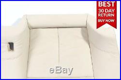 06-10 BMW 650i Rear Right & Left Lower Bench Seat Cushion Cover Assembly Beige