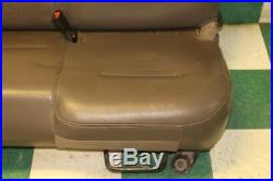 08-10 F-250 Regular Cab Gray Vinyl Bench Seat Manual Track Cushion Cover Foam