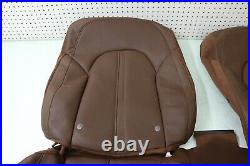 12 13 14 2013 2014 Audi A8l A8 D4 Rear Seat Back Seat Bench Skin Cover Leather