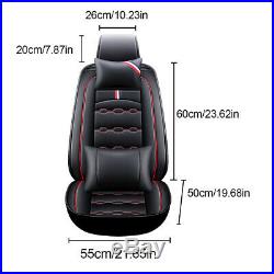 13pc Deluxe Universal Car Seat Cover Full Set Split Bench Back Seat Front+Rear