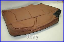15-17 ESCALADE 2nd Row LEATHER 40% Bench Top Seat Cover Brown Vecchio OEM