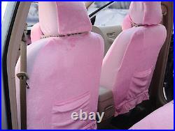 18pc/set plush universal car seat covers girls hello kitty cushion accessory