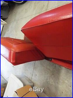 1962 Chevy Impala 2Dr Split Front Bench Seat Complete Red Cover