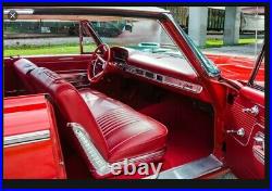 1963 1964 Ford Galaxie Seat Bottom Trim Cover Backrest Corner Garnish Set Bench