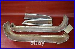 1963 1964 Ford Galaxie Seat Bottom Trim Cover Backrest Corner Garnish Set Bench