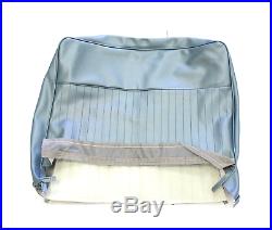 1963 Chevy Impala Front Split Bench Seat Cover Only Light Blue Vinyl #63bs56b