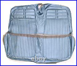 1963 Chevy Impala Ss Coupe Rear Bench Seat Cover Only Light Blue Vinyl #63bs56c