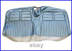 1963 Chevy Impala Ss Coupe Rear Bench Seat Cover Only Light Blue Vinyl #63bs56c