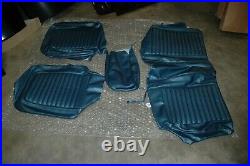 1964-65 Ford Mustang Dk Blue Front Bench Split Brand New Seat Cover Upholstery