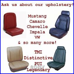 1965 Impala Coupe Front & Rear Bench Seat Upholstery in Your Choice of Color