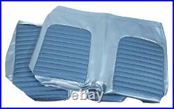 1966 Mustang Rear Convertible Bench Vinyl Seat Cover-2 Tone Blue