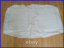 1967 Ford Mustang Parchment Bench Split Front Covertible Rear Seat Cover