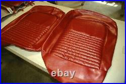 1967 Ford Mustang Red Split Bench Front Only Seat cover Upholstery Brand NEW