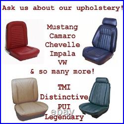 1968 Chevy Chevelle Front Bench Seat Upholstery By Distinctive Ind. ANY COLOR