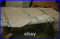 1968 Ford Mustang Parchment Seat cover Upholstery Brand NEW! Front Bench Only