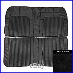 1969 Dodge Coronet 500/RT/Superbee Convertible Black Rear Bench Seat Cover