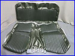 1969 Mustang Fastback 2+2 Rear Bench Seat Cover Upholstery Repro Dark Ivy Green