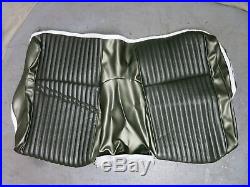 1969 Mustang Fastback 2+2 Rear Bench Seat Cover Upholstery Repro Dark Ivy Green