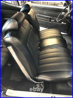 1970 Buick Skylark/grand Sport Split Bench Seat Cover Black