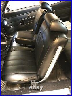 1970 Buick Skylark/grand Sport Split Bench Seat Cover Black