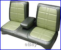 1971 Plymouth Duster Demon 340 Bench with Armrest Front Seat Cover