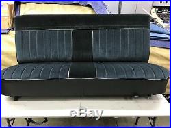 1973-1987 Chevy GMC Truck Bench Seat Restored with New Cover