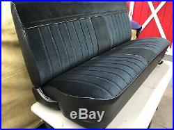 1973-1987 Chevy GMC Truck Bench Seat Restored with New Cover