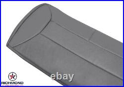 1992-1996 Ford Bronco -Rear Bench Seat Bottom PERFORATED Leather Seat Cover Gray