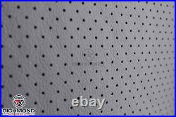 1992-1996 Ford Bronco -Rear Bench Seat Bottom PERFORATED Leather Seat Cover Gray
