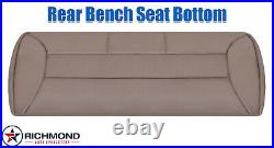 1992-1996 Ford Bronco -Rear Bench Seat Bottom PERFORATED Leather Seat Cover TAN