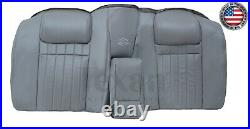 1994, 1995 Chevy Impala SS Second Row Top Perforated Leatherette Seat Cover Gray