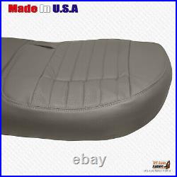 1994 1996 Chevy Impala SS Rear Bench Bottom Perforated Leather Cover Gray