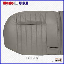1994 1996 Chevy Impala SS Rear Bench Bottom Perforated Leather Cover Gray