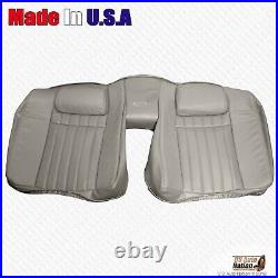 1995 1996 Chevy Impala SS Rear Bench Top Perforated Leather Seat Cover Gray