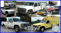 1995-1999 Chevy Silverado Work-Truck Base -Lean Back Bench Seat Vinyl Cover Blue