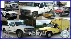 1995-1999 Chevy Silverado Work-Truck Base WithT -Bottom Bench Seat Vinyl Cover Tan