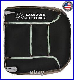 1995 -1999 GMC Sierra 1500, 2500, 3500 Passenger Bottom Leather Seat Cover Tan