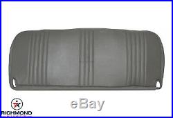 1995-1999 GMC Sierra C/K 1500 2500 3500 SL Bottom Bench Seat Vinyl Cover Gray