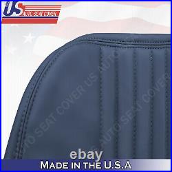 1995-2000 Chevy Silverado Cheyenne Base WithT -Bottom Bench Seat Vinyl Cover Blue