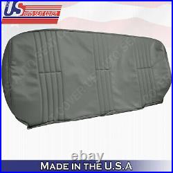 1995 2000 Fits For Chevy Silverado Work Truck Bench Top Seat Vinyl Cover Gray