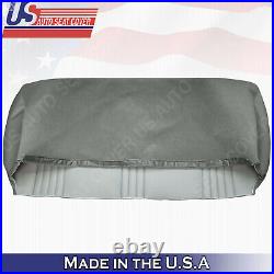 1995 2000 Fits For Chevy Silverado Work Truck Bench Top Seat Vinyl Cover Gray