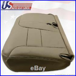 1995 99 Chevy Tahoe Suburban Driver Side Leather Bottom Bench Seat Cover Tan