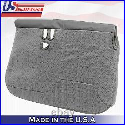 1995 to 1999 For Chevy Silverado Split Bench Bottom Cloth Seat Cover in Gray